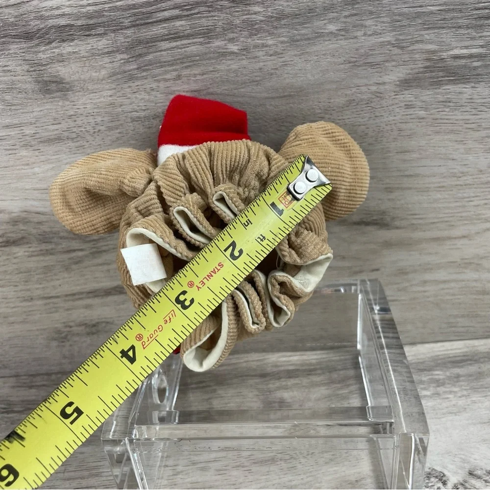 2 Vintage 1985 Plush Door Knob Cover House Of Lloyd + Mouse Santa Christmas